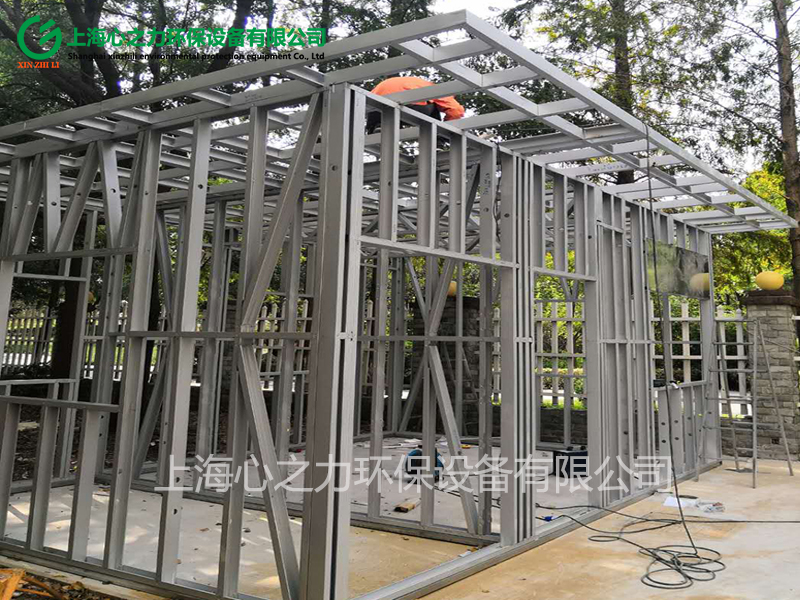 遂川垃圾房现场安装场景图实拍